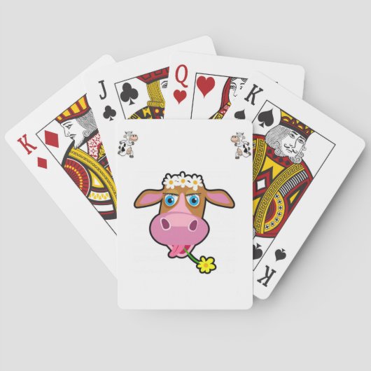 Jeu De Cartes Pont de carte de jeu pour vache (dos)
