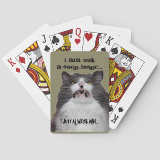 Jeu De Cartes Pont de carte de vélo pour chats grumpy