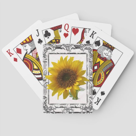 Jeu De Cartes Pont de cartes de tournesol (dos)
