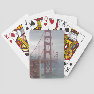 Jeu De Cartes Pont de porte d'or dans la brume.