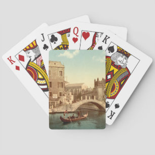Jeu De Cartes Pont et canal, Venise, Italie