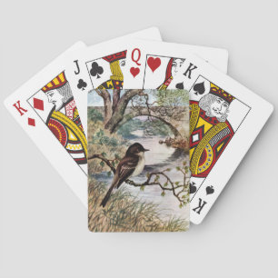 Jeu De Cartes Pont Phoebe et Pierre au-dessus du ruisseau