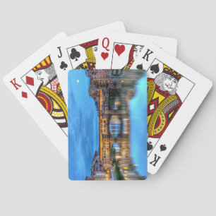 Jeu De Cartes Pont Ponte Vecchio à Florence, Italie