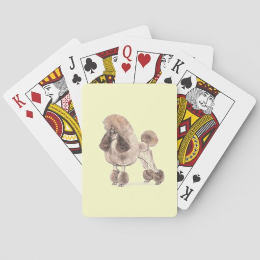Jeu De Cartes Poodle — Afficher le manteau (dos)