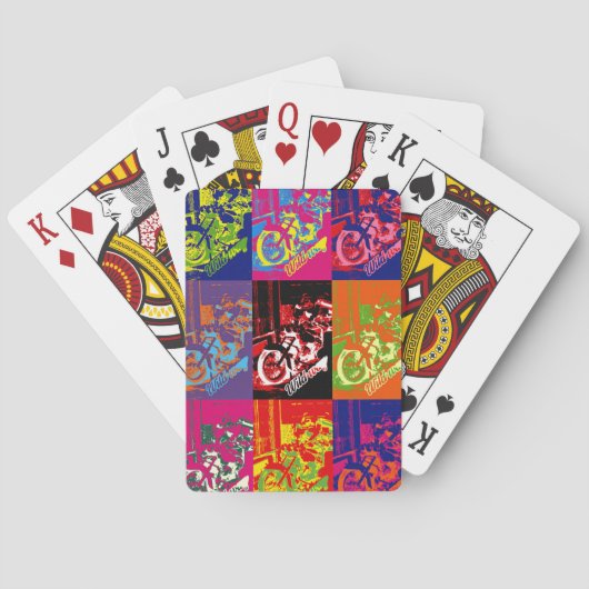 Jeu De Cartes Pop art jouant aux cartes (dos)