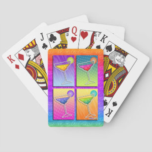 Jeu De Cartes Pop Art MARGARITAS JOUER CARTES