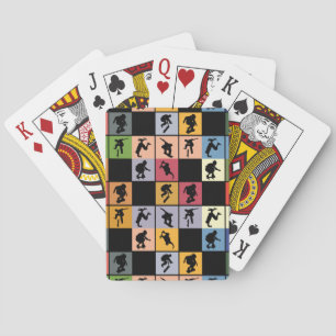 Jeu De Cartes Pop Art Skateboarders Collage