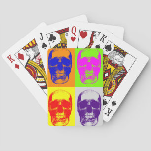 Jeu De Cartes Pop Art Skull