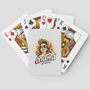 Jeu De Cartes Pop Mama Retro Personnalisé Art 1