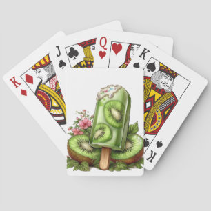 JEU DE CARTES POP-SICLE DE KIWI VERT AUX FRUITS