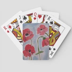 Jeu De Cartes Poppies rouges sauvages