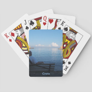 Jeu De Cartes Port de Chania, Crète Bicycle® Cartes de jeu
