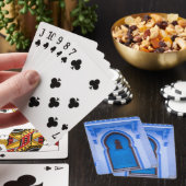 Jeu De Cartes Porte bleue marocaine (In Situ)