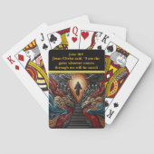 Jeu De Cartes Porte céleste avec Jésus (dos)