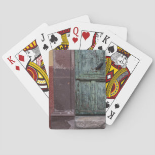 Jeu De Cartes Porte en bois Abstrait