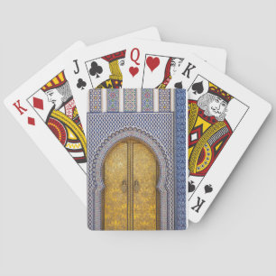 Jeu De Cartes Portes Ornées Du Palais Du Roi