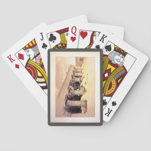 Jeu De Cartes Portico du Temple d'Edfou Roberts/Haghe Art (dos)