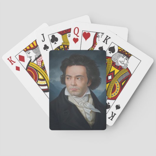Jeu De Cartes Portrait classique de Beethoven (dos)
