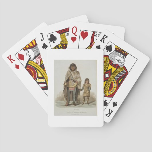 Jeu De Cartes Portrait d'Akaitcho et de son fils, de 'Narrative (dos)
