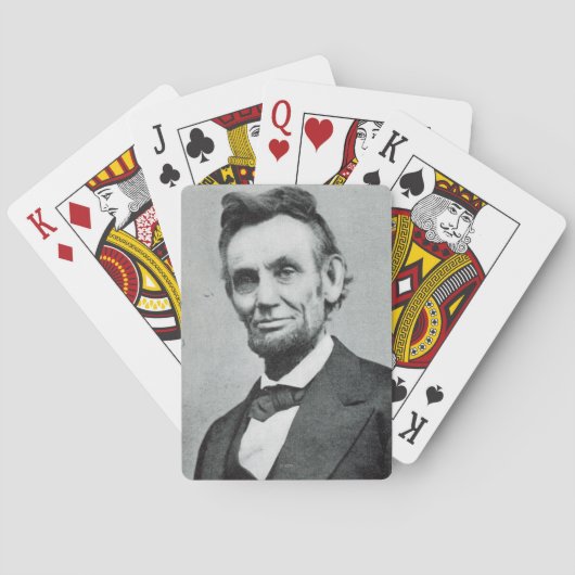 Jeu De Cartes Portrait de Abe Lincoln 1 (dos)