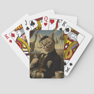 Jeu De Cartes Portrait de chat surréaliste de Salvador Dali