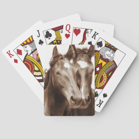 Jeu De Cartes Portrait de cheval III (dos)