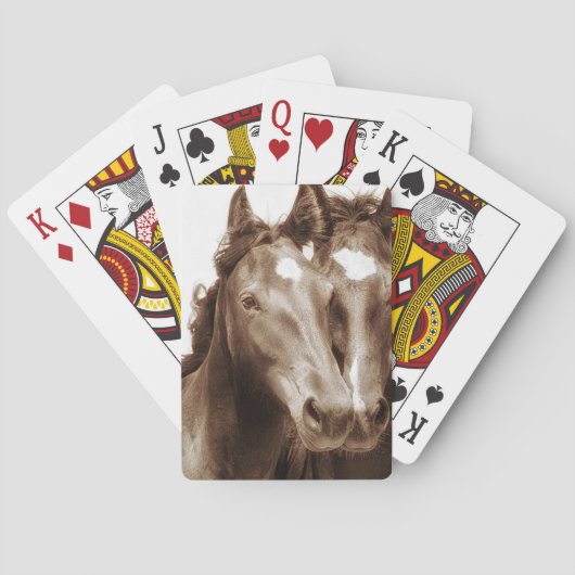 Jeu De Cartes Portrait de cheval III (dos)