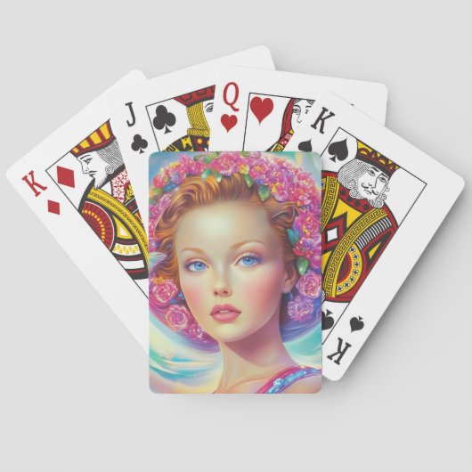 Jeu De Cartes Portrait de couronne éthérée (dos)