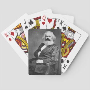 Jeu De Cartes Portrait de Karl Marx (Fondateur du marxisme)