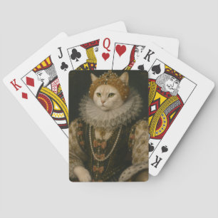 Jeu De Cartes Portrait de la Reine Elizabeth I Renaissance en Ch