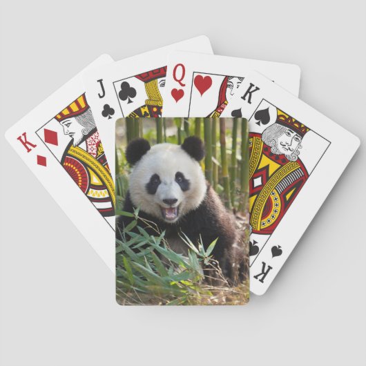 Jeu De Cartes Portrait de sourire de panda (dos)