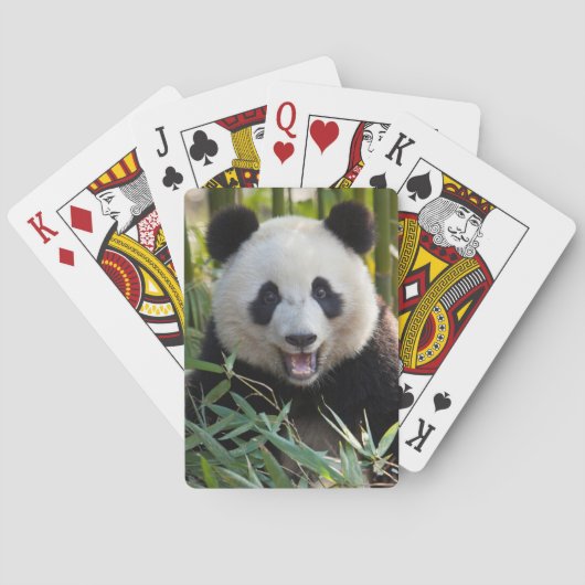 Jeu De Cartes Portrait de sourire de panda (dos)
