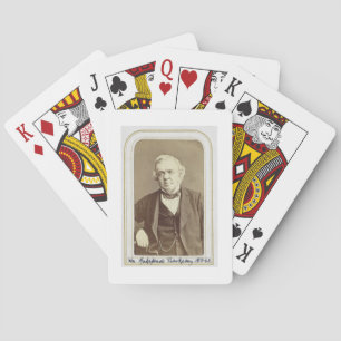 Jeu De Cartes Portrait de William Makepeace Thackeray (1811-63)