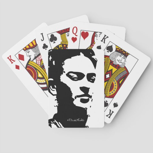 Jeu De Cartes Portrait d'ombre de Frida (dos)