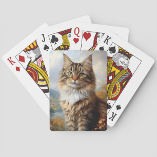 Jeu De Cartes Portrait du Maine Coon Kitten