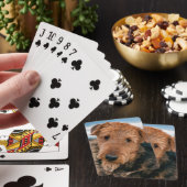 Jeu De Cartes Portrait d'un Airedale Terrier (In Situ)