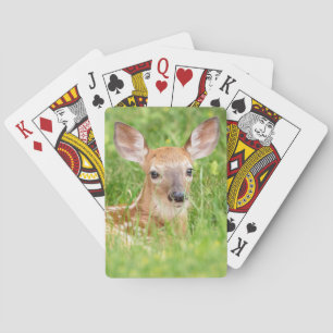 Jeu De Cartes Portrait d'un faon (cerf de Virginie)