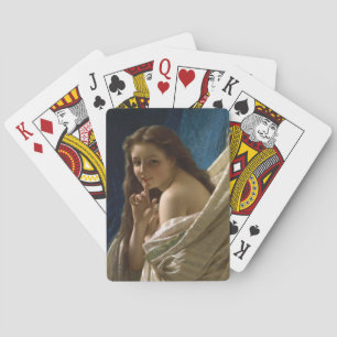 Jeu De Cartes Portrait d'une jeune femme féroce