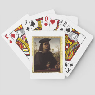 Jeu De Cartes Portrait d'une Youth with Gloves, 1514 (oil on pan