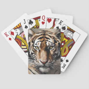 Jeu De Cartes Portrait majestueux de Tiger