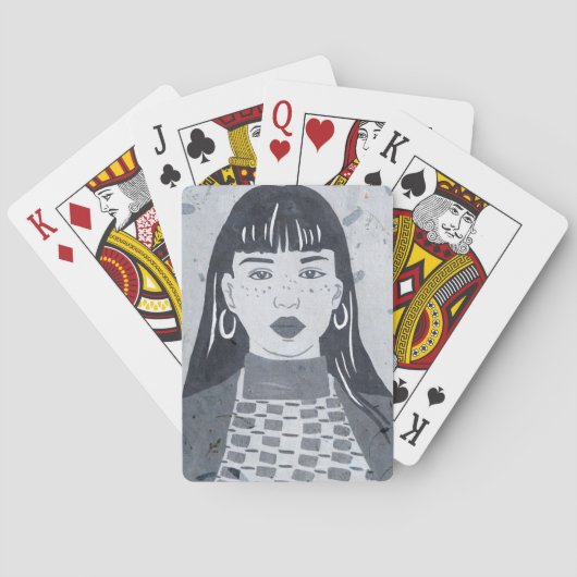 Jeu De Cartes Portrait nocturne (dos)