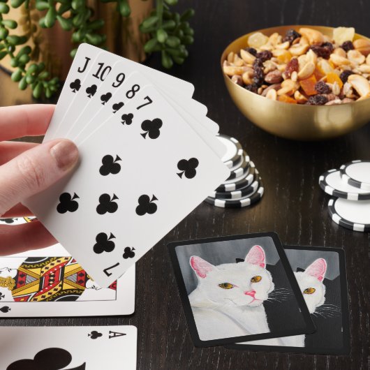 Jeu De Cartes Portrait of Blanca Painting by Alfred Fox (In Situ)