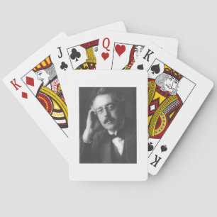 Jeu De Cartes Portrait of Frank Bridge (1879-1941) (b/w photo)