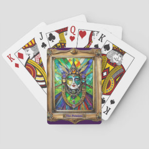 Jeu De Cartes Portraits du Monde de Mardi Gras - La Prêtresse