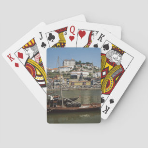 Jeu De Cartes Portugal, Porto, Bateau avec tonneaux de vin
