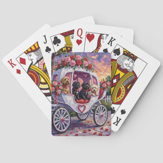 Jeu De Cartes Portuguese Water Dog Valentine's Day (dos)