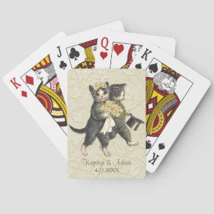 Jeu De Cartes Posh Chats Mariage Ivory