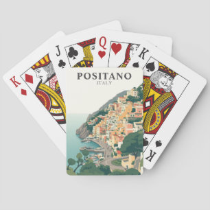 Jeu De Cartes Positano, Italie Ville Vintage