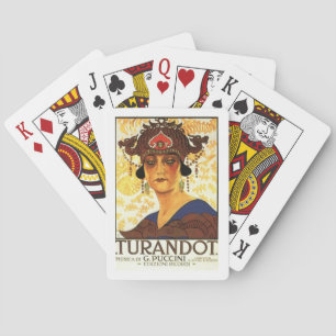 Jeu De Cartes Poster 1926 - Turandot par Puccini