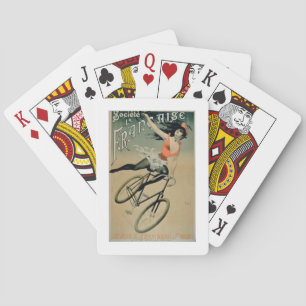 Jeu De Cartes Poster advertising 'Societe La Francaise', Paris (
